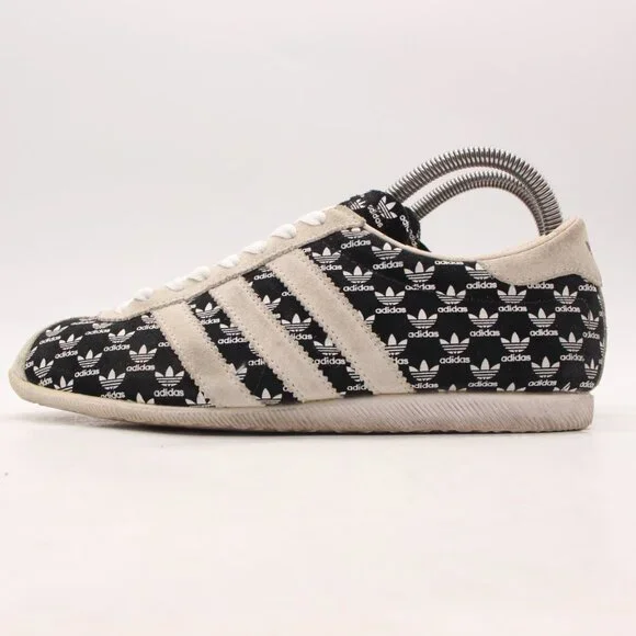 Vintage Adidas Rekord TrefMen’s 6.5 Women 7.5 Black White Athletic Sneakers